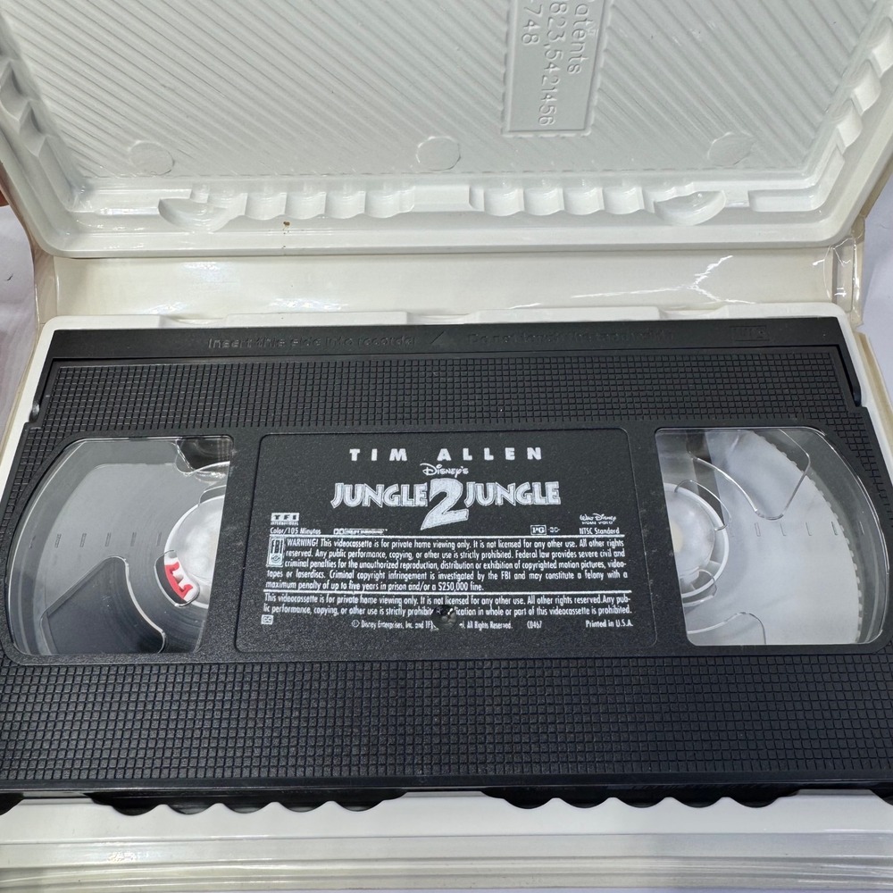 Disney Jungle 2 Jungle VHS Tim Allen Martin Short 1997 Family Comedy Vintage - Picture 5 of 5
